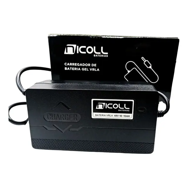 Nicoll Carregador Nicoll 48V 59,2V para bateria de chumbo