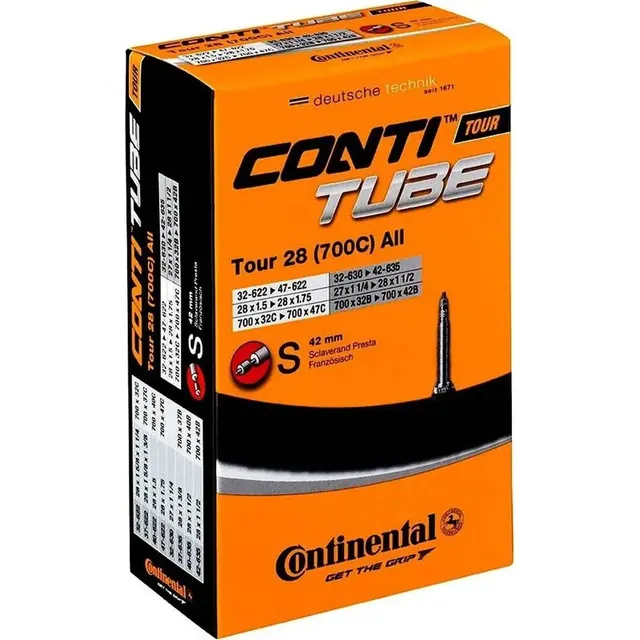 Continental Câmara Aro 700 Presta Bico Fino 42mm