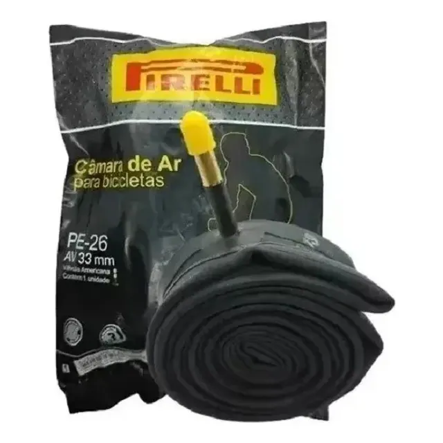 Pirelli Câmara Aro 26 Bico Grosso Schrader 33mm