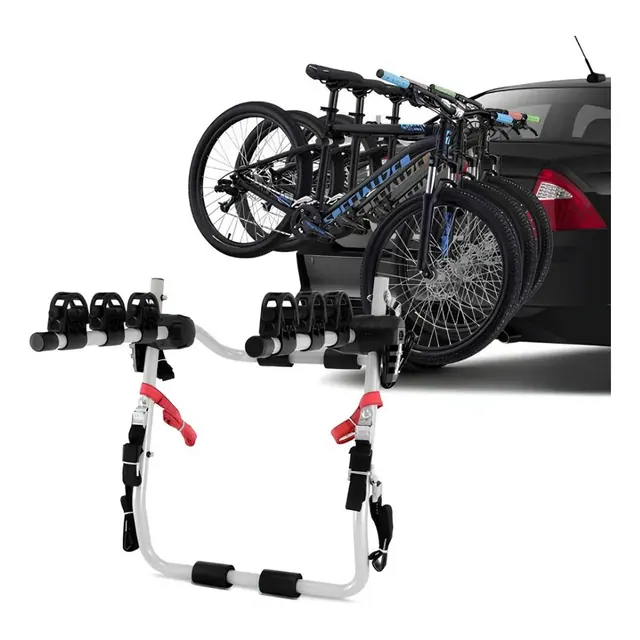Eqmax Suporte Transbike ZX de Porta-Malas para 3 Bikes