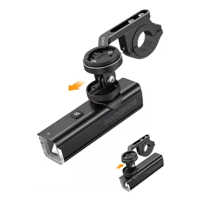 Rockbros Farol D3 1000 Lumens Recarregável USB 5 Modos