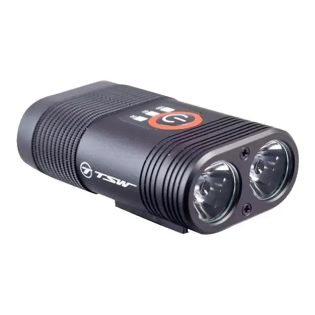 TSW Farol Bike Recarregável USB Sinalizador Led 600 Lumens