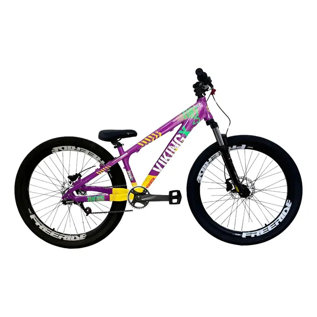 VikingX Quadro VikingX Tuff X-25 Freeride Aro 26 Roxo com Laranja
