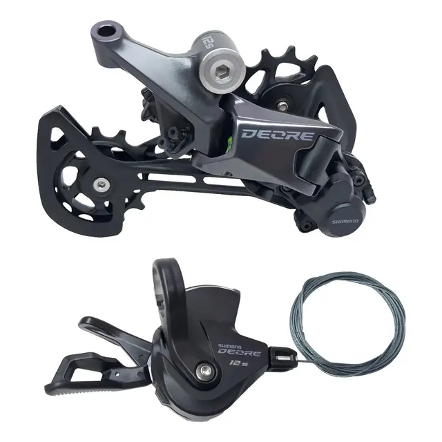 Shimano Kit Deore M6100: câmbio traseiro e alavanca trocadora (12v)