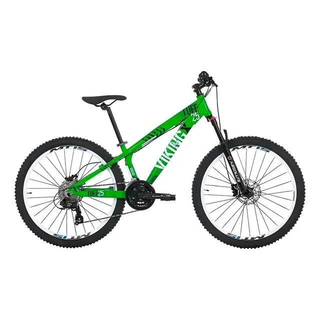 VikingX Bicicleta VikingX Tuff X25 Hidráulica 24v Aro 26 Verde